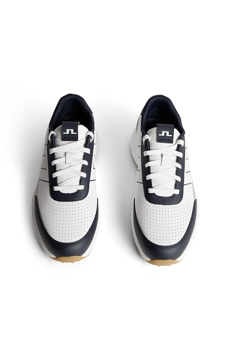 Men's Bridge Sneaker Spikeless Golf Shoe - White/Navy