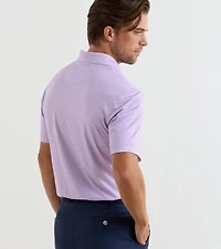 Men's Gingham Short Sleeve Polo