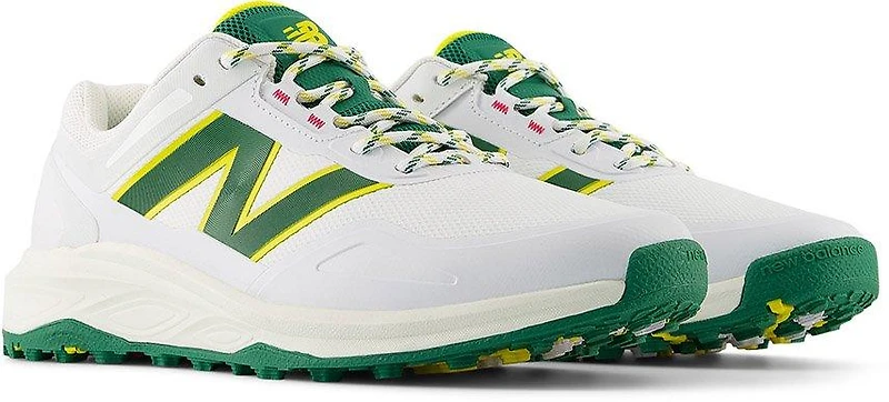 Men's Fresh Foam Contend V3 Spikeless Golf Shoe - White/Green