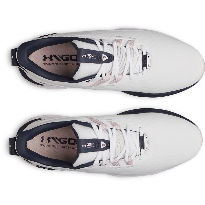 Men's Drive Pro Clone LE Spiked Golf Shoe - White/Navy/Pink
