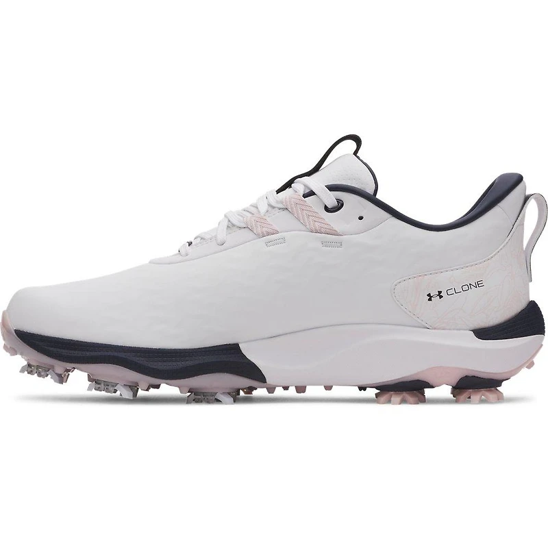 Men's Drive Pro Clone LE Spiked Golf Shoe - White/Navy/Pink