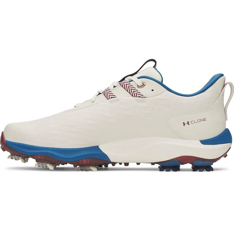 Men's Drive Pro Clone LE Spiked Golf Shoe - Off-White/Multi