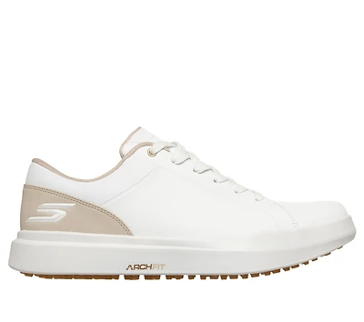 Men's Go Golf Drive 6 Spikeless Shoe - White/Tan