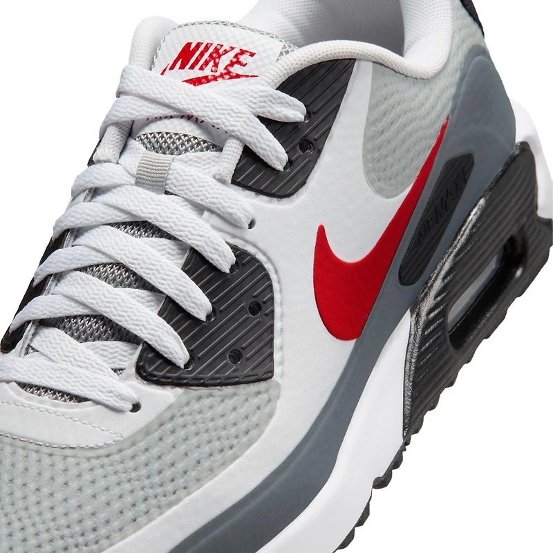 Air Max 90 Spikeless Golf Shoe - White/Grey/Red