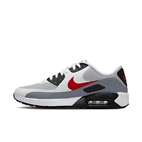 Air Max 90 Spikeless Golf Shoe - White/Grey/Red