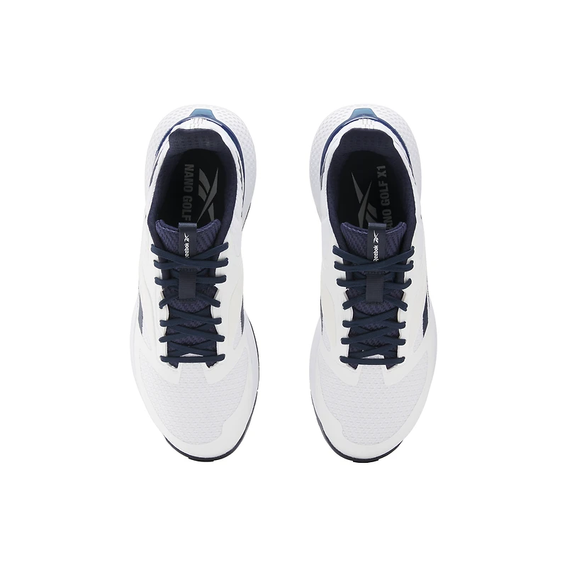 Men's Nano Golf Crushers Spikeless Shoe - White/Navy