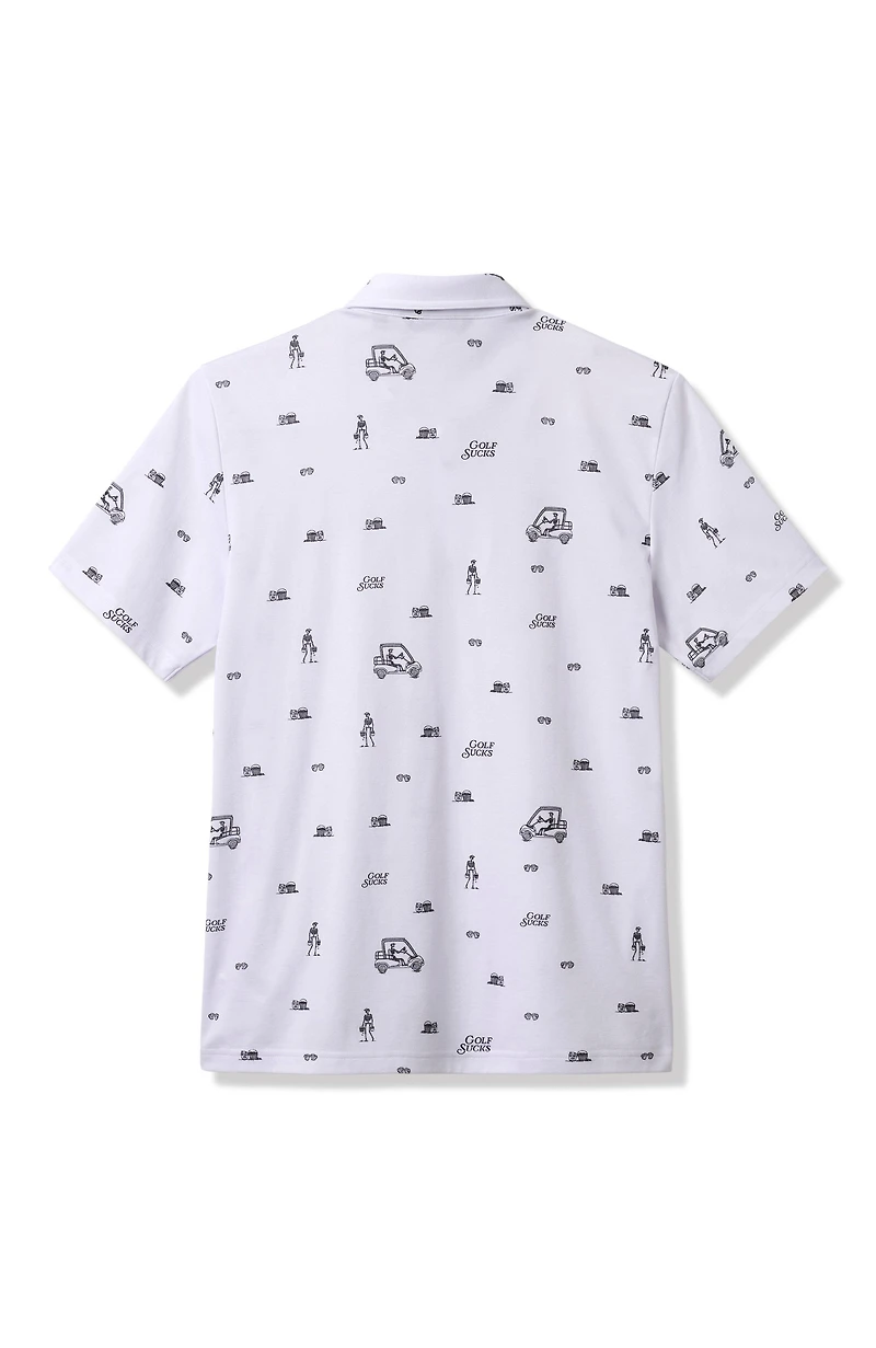 Men's Golf Sucks 2.0 Short Sleeve Polo