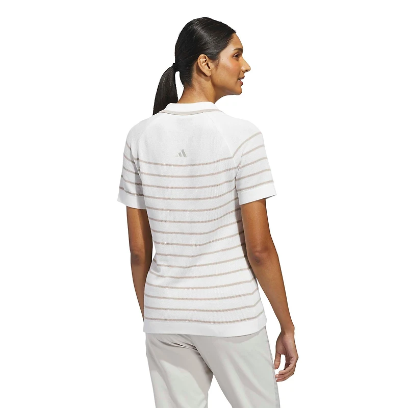 Women's Ultimate365 Stripe Knit Short Sleeve Polo