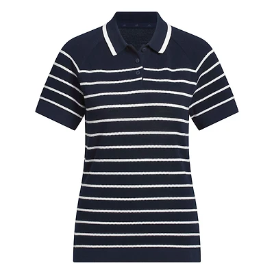 Women's Ultimate365 Stripe Knit Short Sleeve Polo