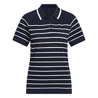Women's Ultimate365 Stripe Knit Short Sleeve Polo