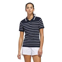 Women's Ultimate365 Stripe Knit Short Sleeve Polo
