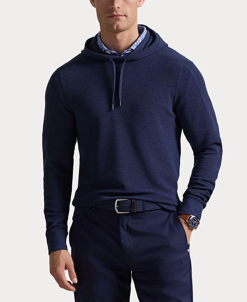 Men's Tech Waffle Knit Long Sleeve Sweater