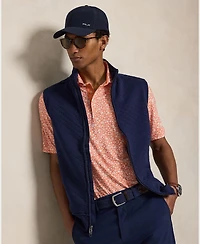 Men's Sleeveless Quilted Double Knit Full Zip Vest