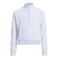 Girls Textured 1/4 Zip Sweater