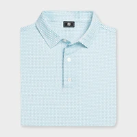 Men's Ellipse Print Lisle Short Sleeve Polo