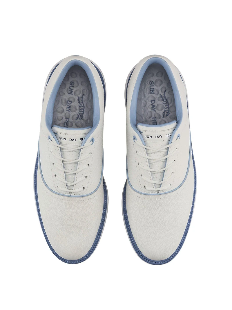 Prior Generation - Men's Pioneer Cypress Spiked Golf Shoe - White/Blue