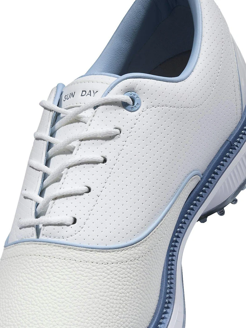 Prior Generation - Men's Pioneer Cypress Spiked Golf Shoe - White/Blue