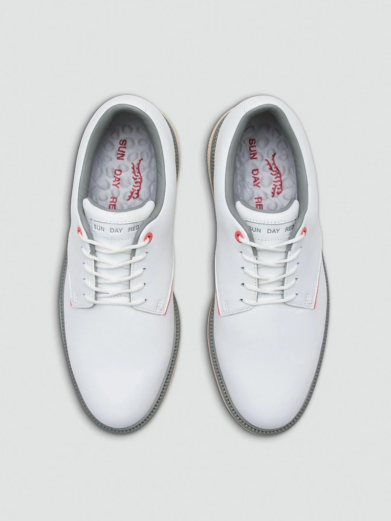 Prior Generation - Men's Pioneer Willow Spiked Golf Shoe White/Spice