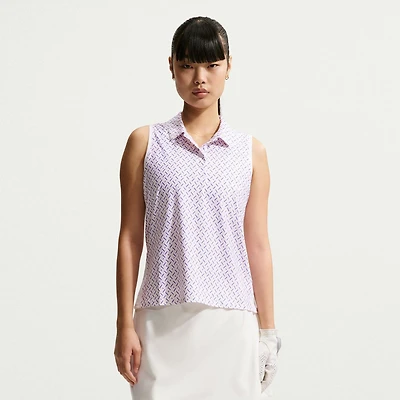 Women's Victory Dri-Fit Printed Sleeveless Polo