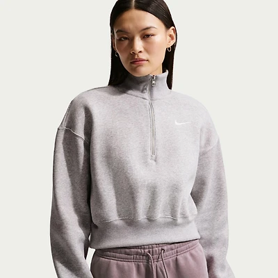 Women's Phoenix Fleece 1/4 Zip Crop Sweater