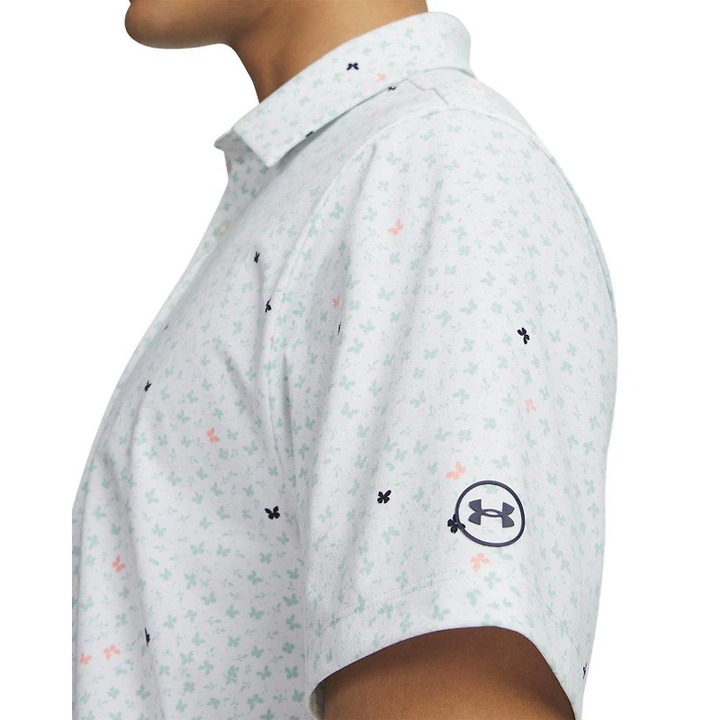 Men's UA Drive Printed Short Sleeve Polo