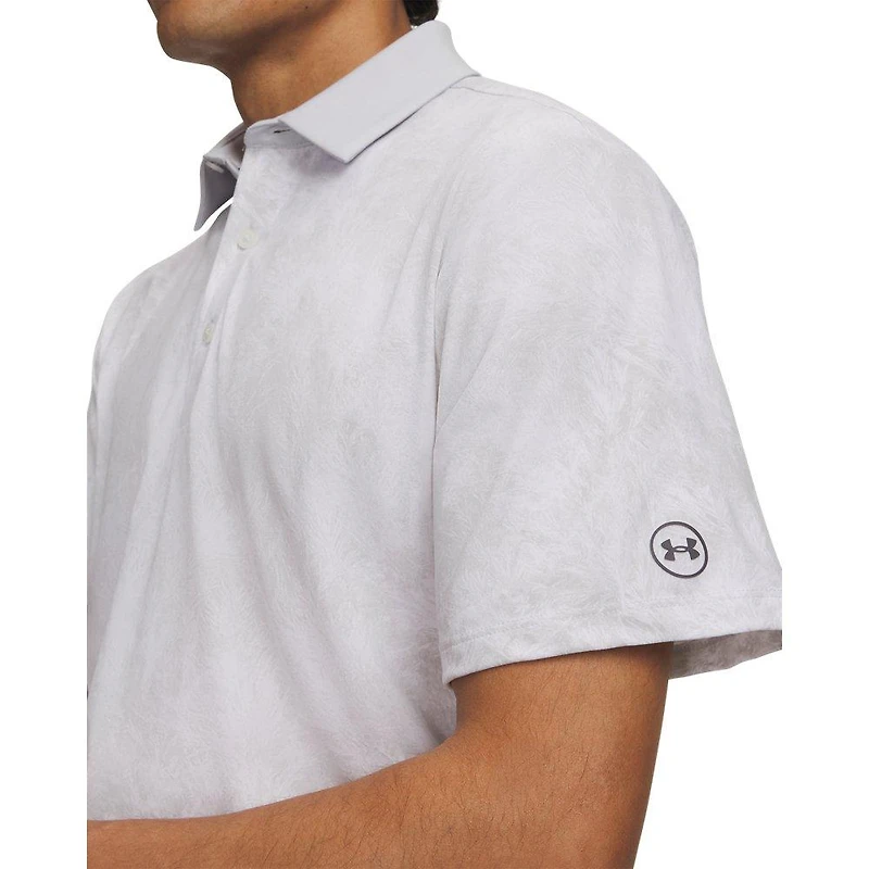 Men's UA Drive Printed Short Sleeve Polo