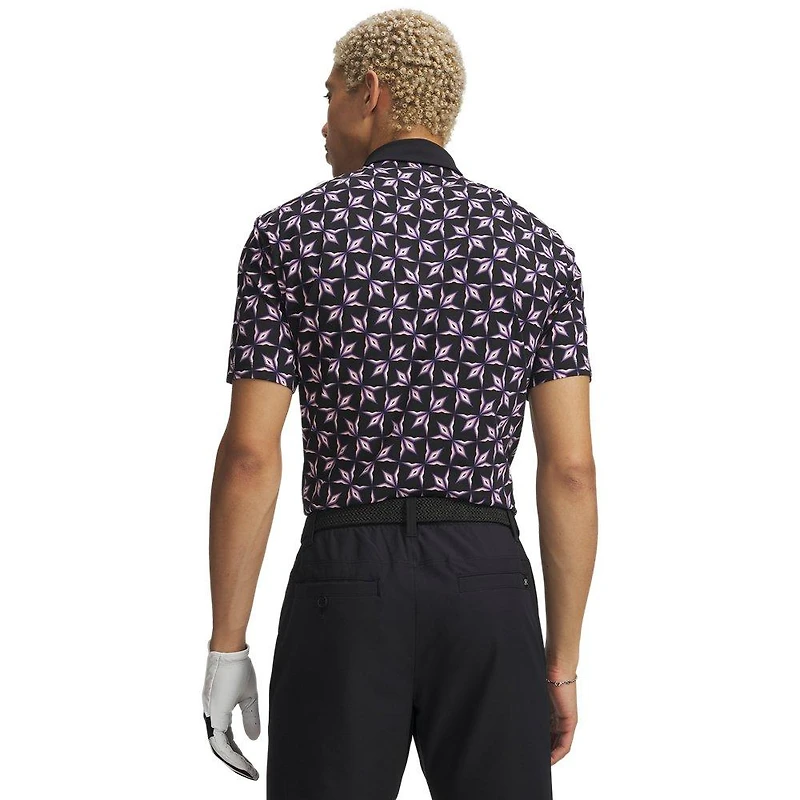 Men's UA Drive Printed Short Sleeve Polo