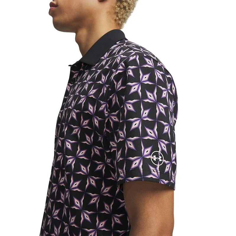 Men's UA Drive Printed Short Sleeve Polo