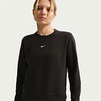 Women's Dri-Fit One Crew Neck French Terry Sweater
