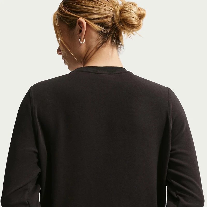 Women's Dri-Fit One Crew Neck French Terry Sweater