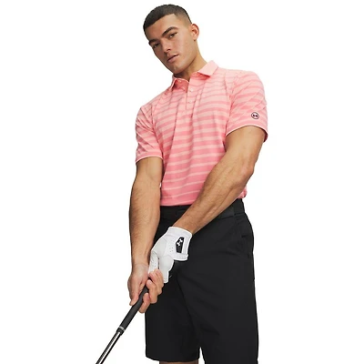 Men's UA Drive Stripe Short Sleeve Polo
