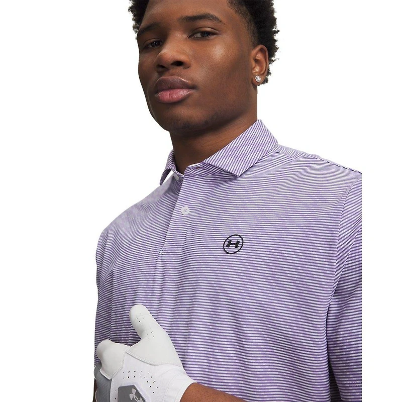 Men's UA Drive Chill Printed Short Sleeve Polo