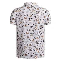 Boy's UA Matchplay Printed Short Sleeve Polo