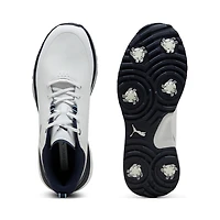 Men's Fusion Grip ST Spiked Golf Shoe - White/Navy (Wide)