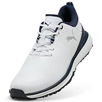 Men's Fusion Grip ST Spiked Golf Shoe - White/Navy (Wide)