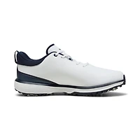 Men's Fusion Grip ST Spiked Golf Shoe - White/Navy (Wide)