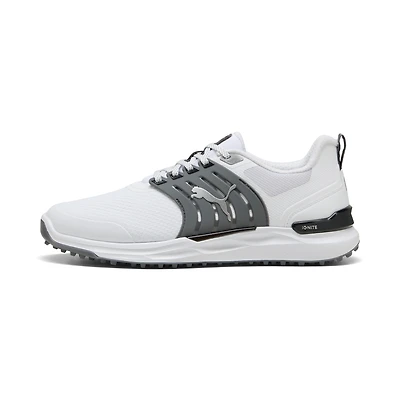 Men's Ignite Elevate 2 Spikeless Golf Shoe - White/Black