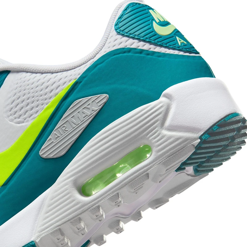 Air Max 90 G Spikeless Golf Shoe - White/Teal