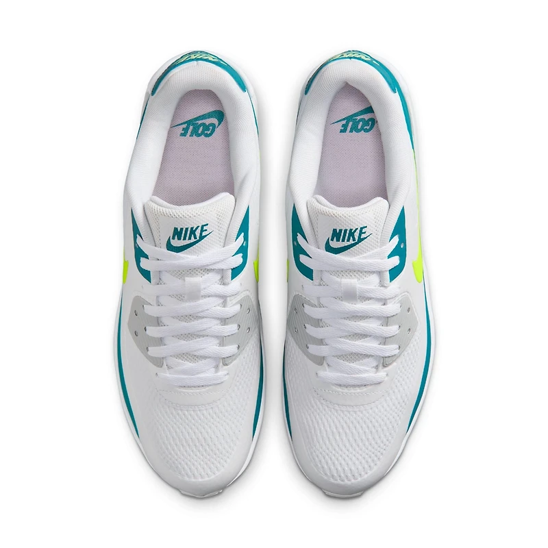 Prior Generation - Air Max 90 G Spikeless Golf Shoe White/Teal
