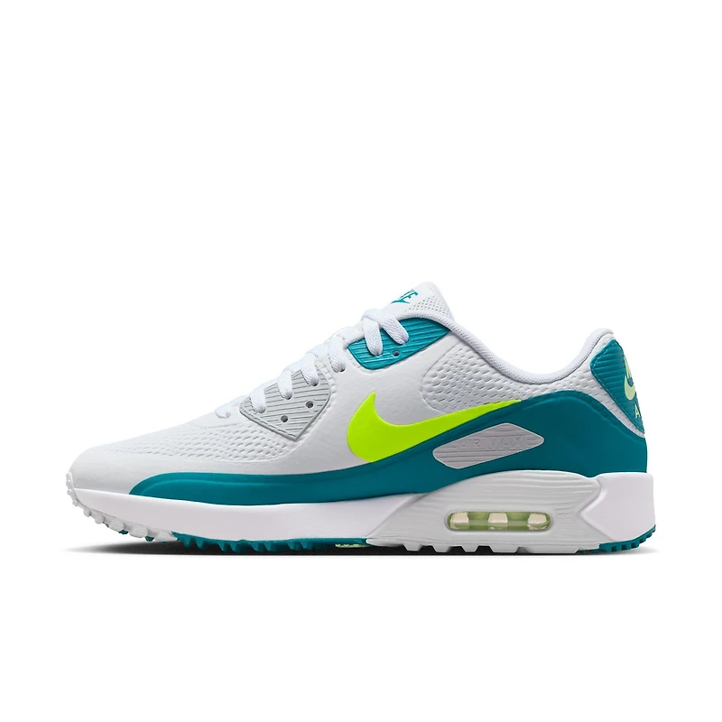 Prior Generation - Air Max 90 G Spikeless Golf Shoe White/Teal