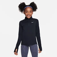 Girls' Dri-Fit 1/4 Zip Long Sleeve Top