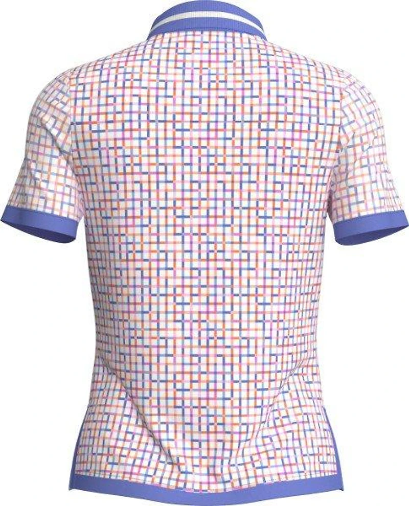 Women's 1/2 Zip Mesh Short Sleeve Polo