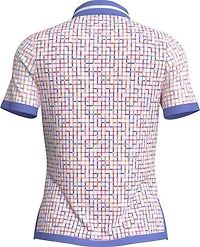 Women's 1/2 Zip Mesh Short Sleeve Polo