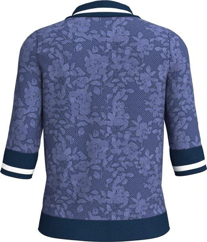 Women's Banded Knit Short Sleeve Polo