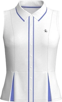 Women's Button Up Sleeveless Top