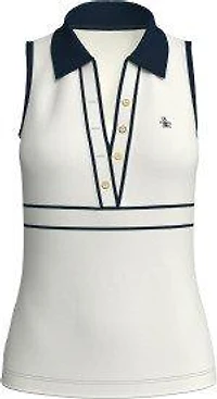 Women's V-Neck Sleeveless Polo
