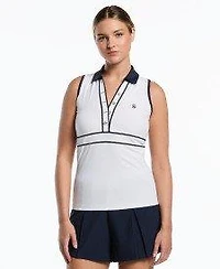 Women's V-Neck Sleeveless Polo