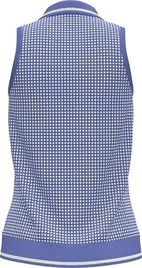 Women's Geo Print Sleeveless Polo