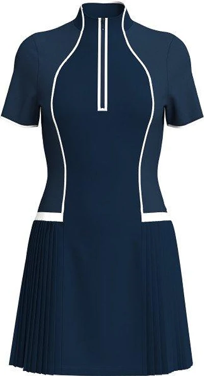 Women's Pleated Polo Dress