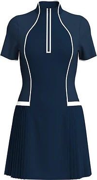 Women's Pleated Polo Dress